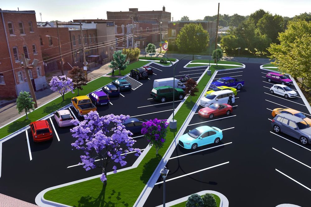 Hunter Chase & Associates is the general contractor for the project that includes parking lot upgrades.